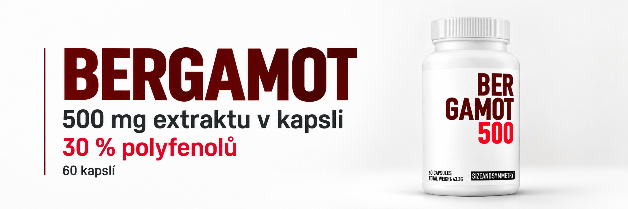 Prémiový banner produktu Bergamot 500 mg